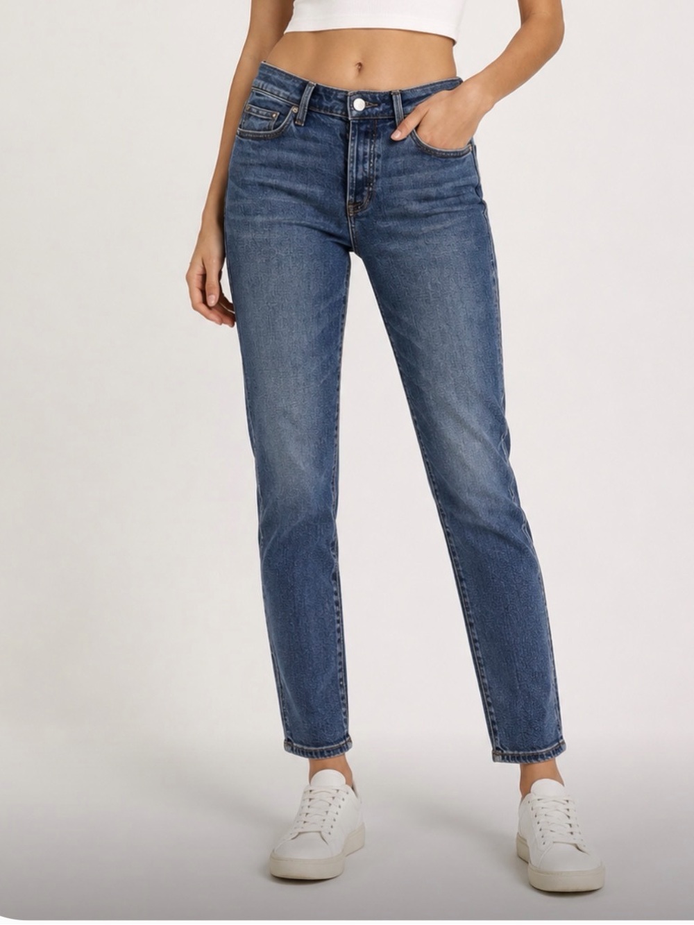 Free People Blue Skinny Jeans 28